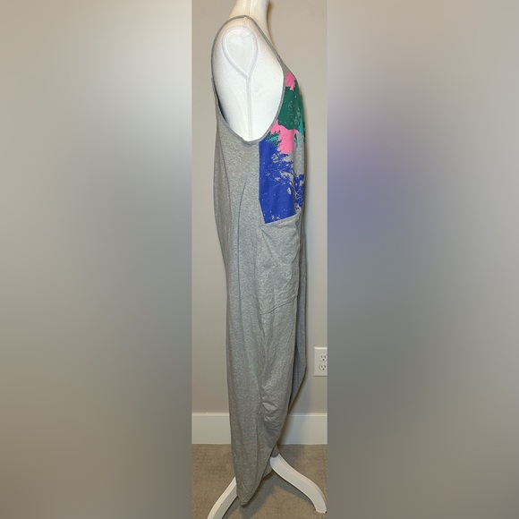 FP Movement Hot Shot Printed Onesie Small Gray Ski Graphic Jumpsuit Romper Comfy - Picture 10 of 10